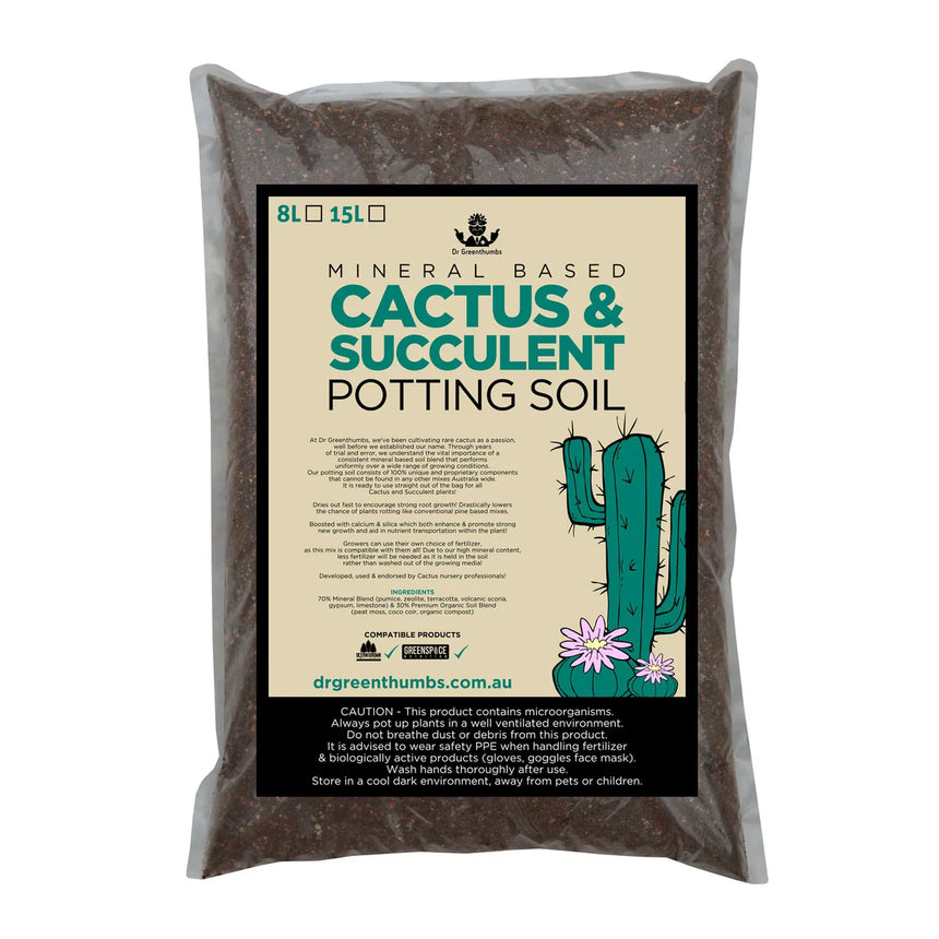 Dr Greenthumbs | Cacti & Succulent Mineral Based Potting Mix