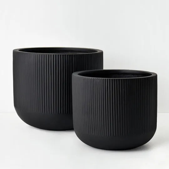 Offshoot| Linear Planter Black