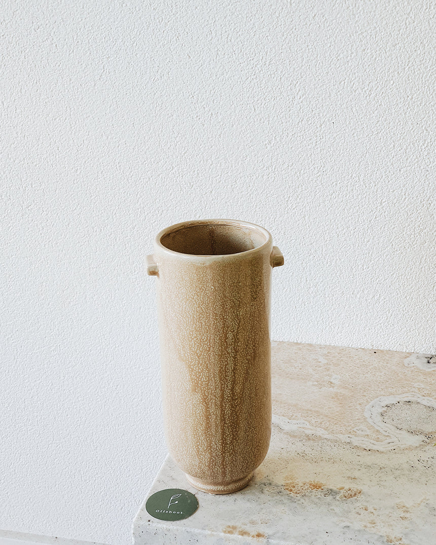 Bloomingville | Olive Tall Beige Vase