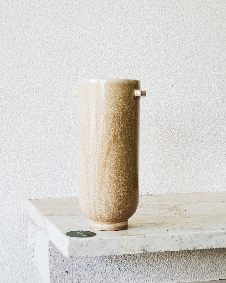 Bloomingville | Olive Tall Beige Vase